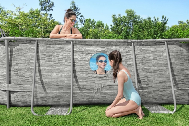 Zelfdragend zwembad Bestway Power Steel Swim Vista 427 x 250 x 100 cm