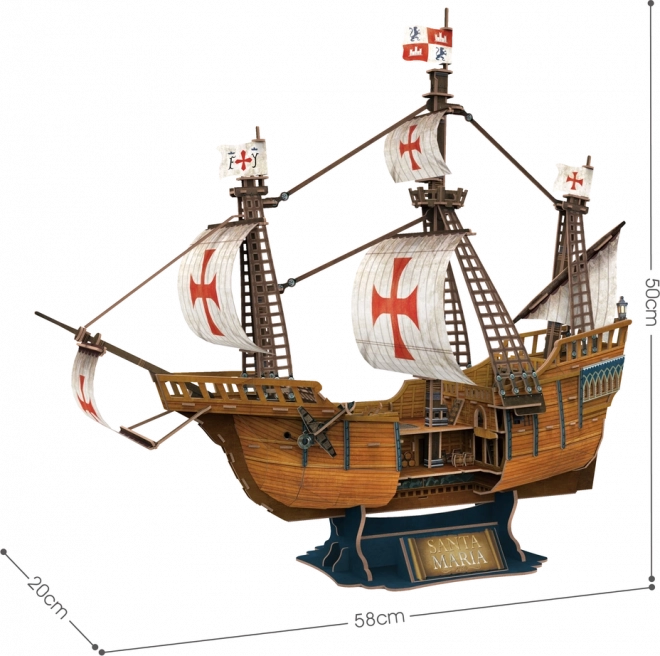 Puzzel 3D Santa Maria