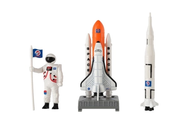 Ruimtespeelgoed - set astronauten en spaceshuttle