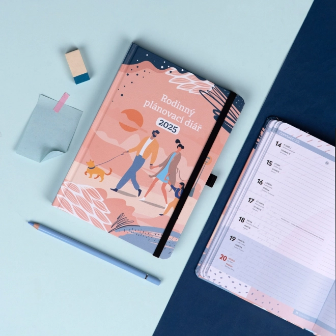 NOTIQUE Familie Agenda – assistent voor alle ouders 2025, 15 x 21 cm