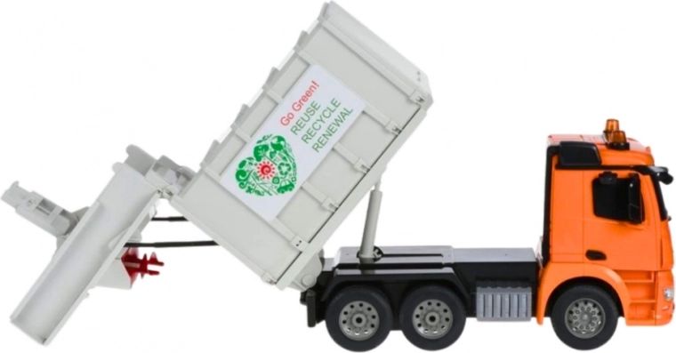Realistische functies van de vuilniswagen