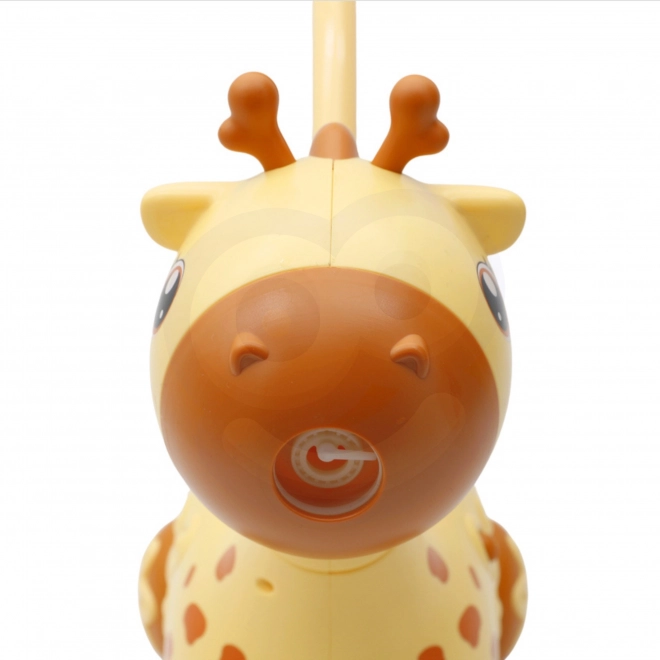 Bewegende giraffe 2-in-1 met bellenblaas voor kinderen