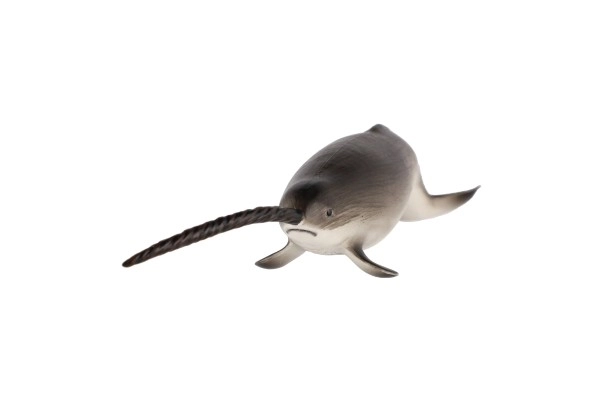 Narwal eenhoorn speelgoed plastic 20cm in zak