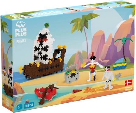 Plus-Plus creatieve set Piraten – 360 st.