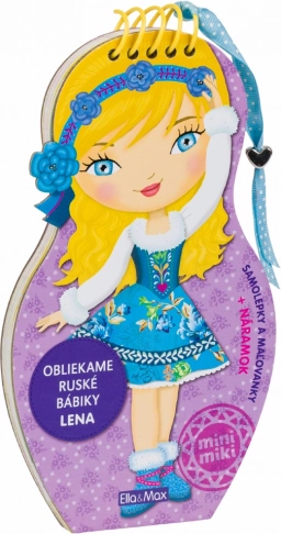 We kleden Russische poppen LENA aan – kleurboekje met modellen en stickers
