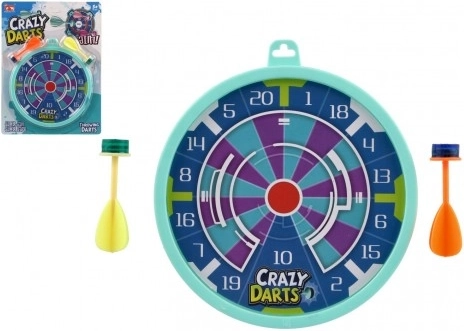 Kinder dartbord met pijltjes met zuignappen 15,5 cm