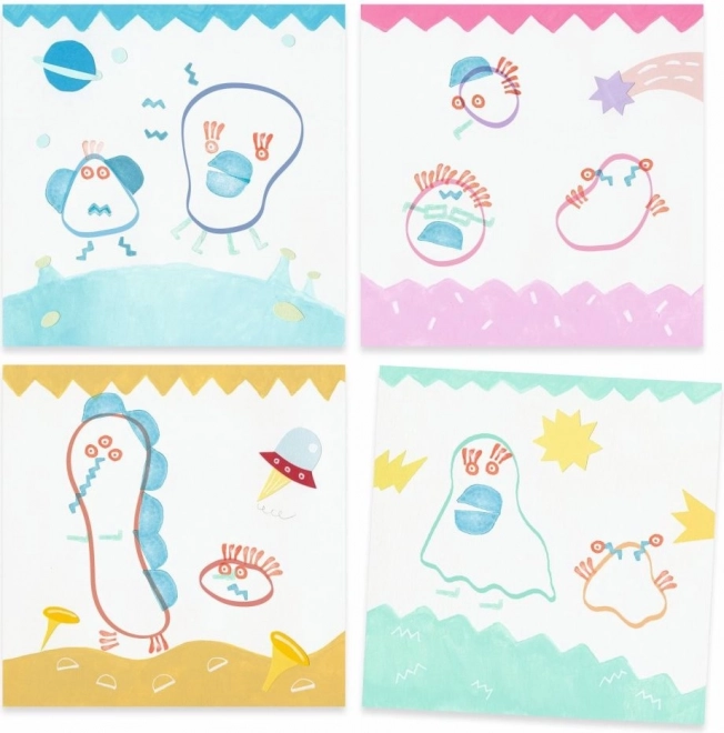 Djeco stempelset Monsters