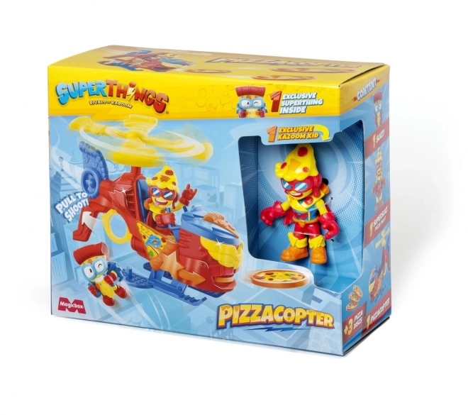 SuperThings Pizzacopter met schijfwerper