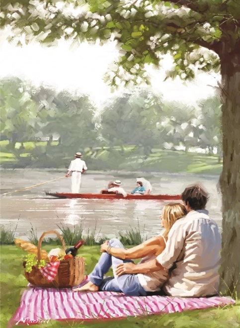 Legpuzzel Picknick aan de Rivier 1000 stukjes