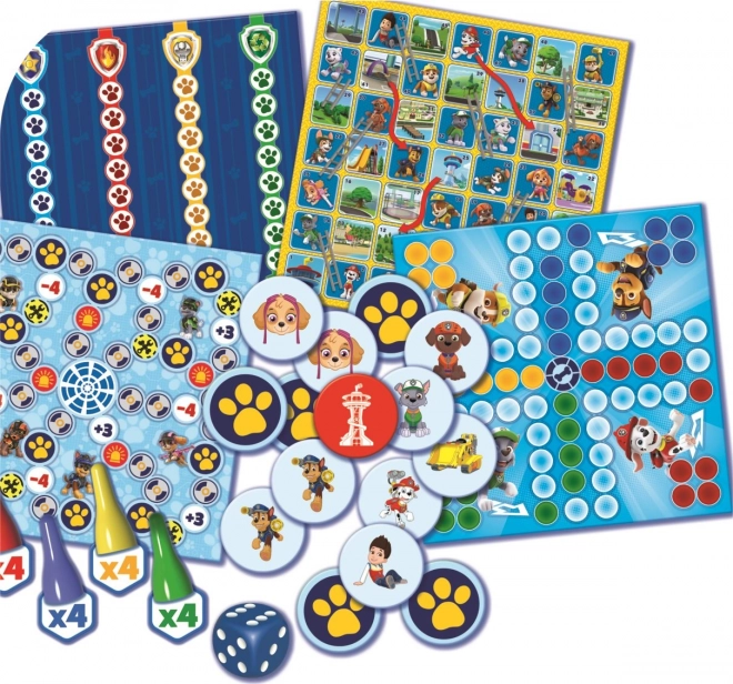 TREFL Spel Paw Patrol 4-in-1