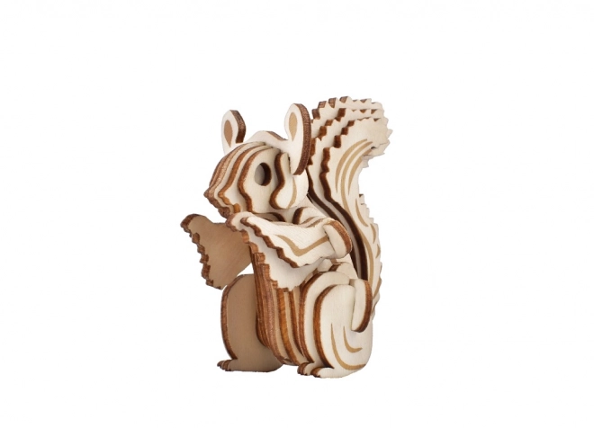Woodcraft Houten 3D puzzel Eekhoorn