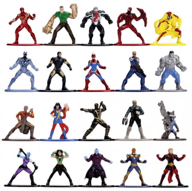Marvel Metalen verzamelbare nanofiguren 20 stuks