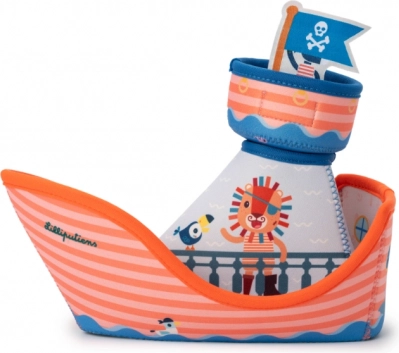 Speels piratenontwerp met leeuw Jack