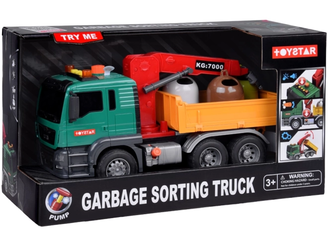 Educatieve vuilniswagen met containers Toytar