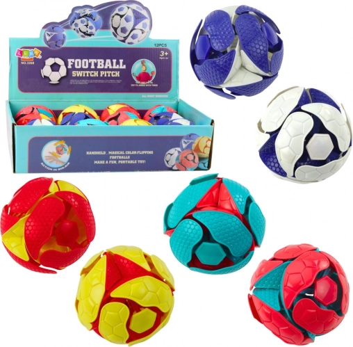 Opvouwbare kleurveranderende bal 8 cm voor gooien en jongleren