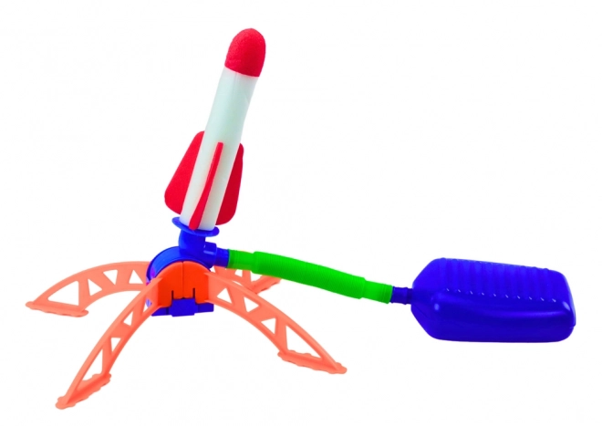 Schuimpomp voor het lanceren van raketten Tuin blauw