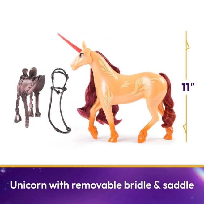 Borstelbare eenhoorn Cinder van Unicorn Academy
