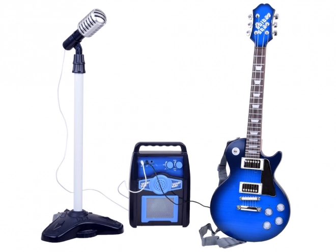 Elektrische gitaar met microfoon en versterker voor kinderen Karaoke
