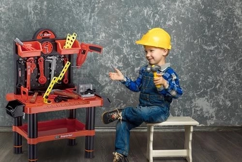 Kinderwerkbank Superior – Speelset met gereedschap