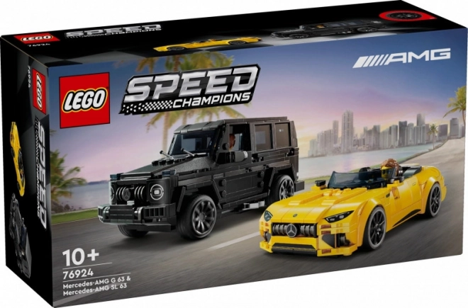 LEGO Speed Champions 76924 Mercedes-AMG G 63 en Mercedes-AMG SL 63