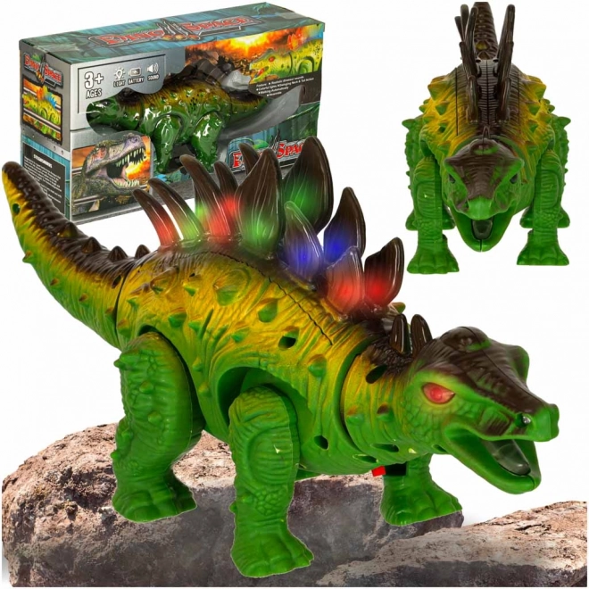 Interactief speeltje Dino Stegosaurus op batterijen