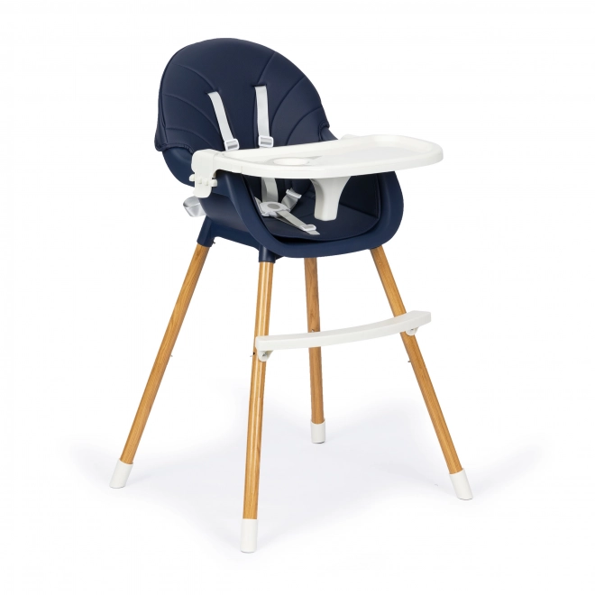 Ecotoys Eetstoeltje 2-in-1 blauw
