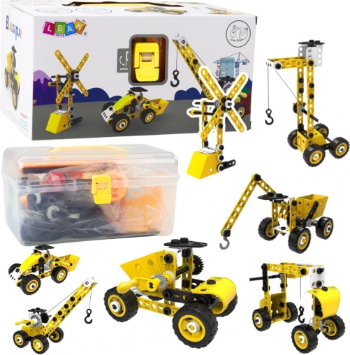 Constructieset Bouwmachines 8-in-1