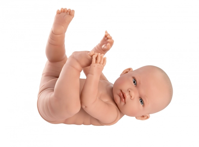 Llorens 84302 NIEUW GEBOREN MEISJE - realistische pop baby met volledig vinyl lichaam - 43 cm