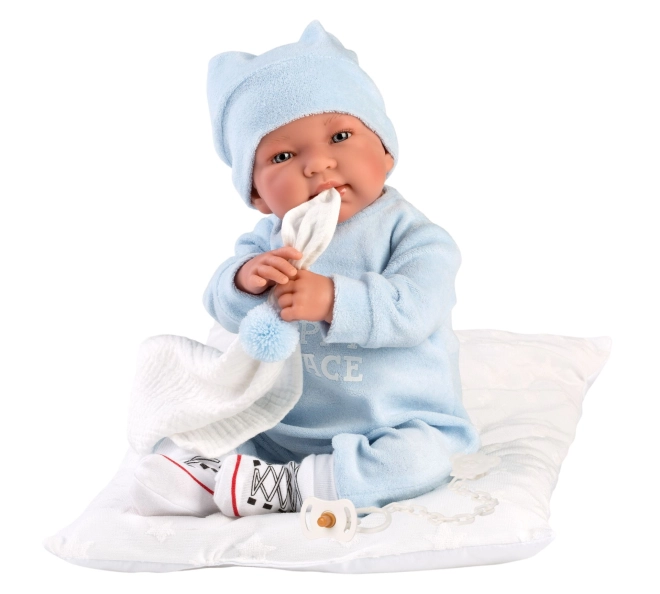 Knuffeldoekje met pompon voor kalmering