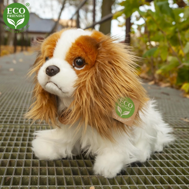 Pluchen hond King Charles spaniël 25 cm ECO-VRIENDELIJK