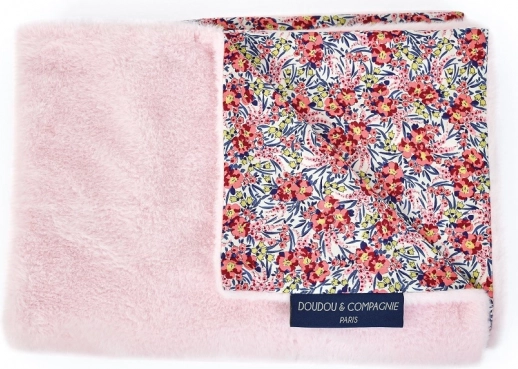Pluchen babydeken Boh'aime 70 × 100 cm roze