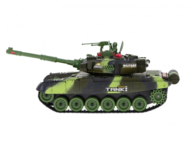 RC tank op afstandsbediening 2,4 GHz bos camouflage