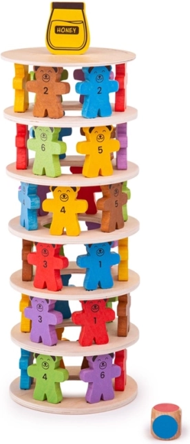 Vallende Beren - Houten Balansspel