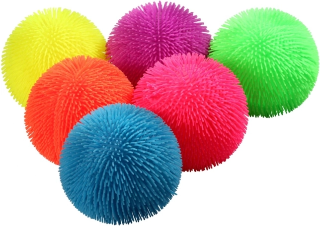 Antistress lichtgevende egelbal 18 cm