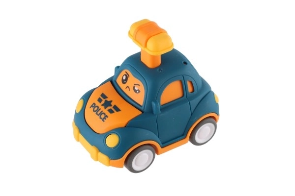 Plastic opwindautootje 9 cm - 4 soorten