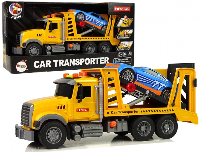 Transporter Vrachtwagen Hulp Rampa Gele geluiden Lichten