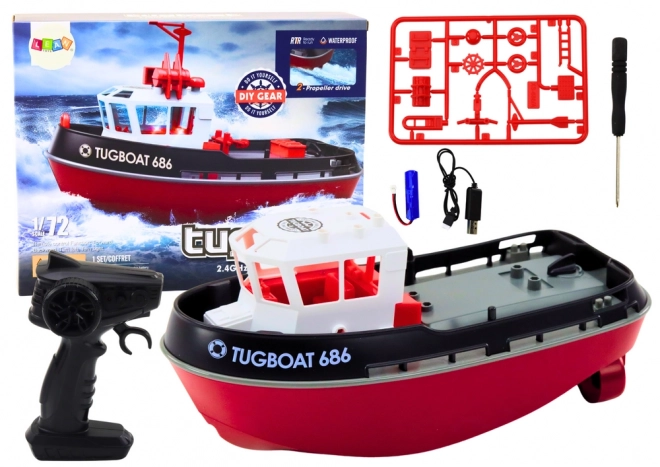 RC boot op afstandsbediening 1:72 Powerboat 35 km/u