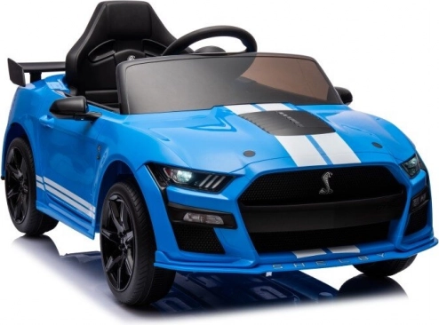 Elektrische kinderauto Ford Mustang GT500 Shelby – Modrá