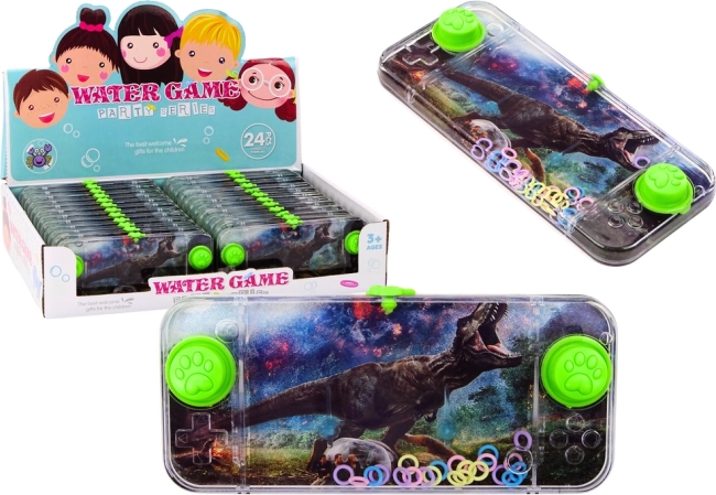 Watervaardigheidsspel dinosaurus tyrannosaurus – zakconsole groen