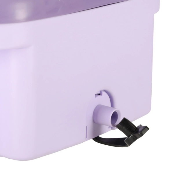 Opvouwbare reis mini wasmachine 8L paars