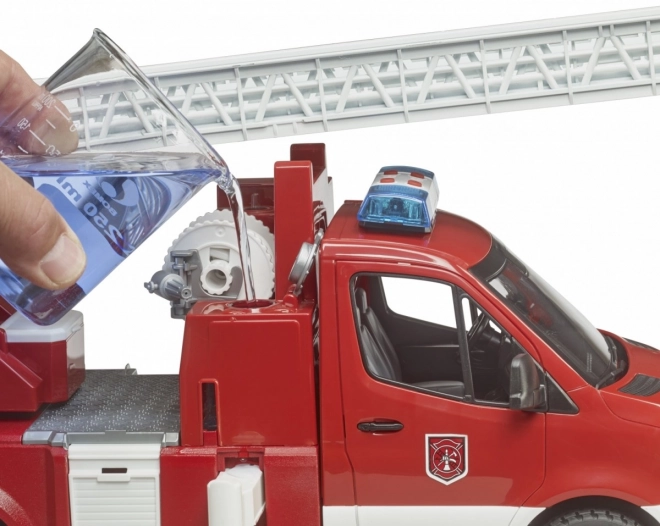 Brandweerwagen Mercedes-Benz Sprinter met ladder voor kinderen