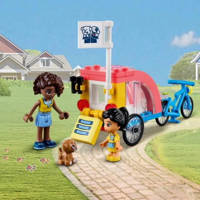 Lego Friends reddingsfiets voor hondjes