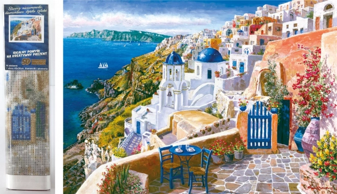 Norimpex Diamanten schilderen Santorini 30x40cm