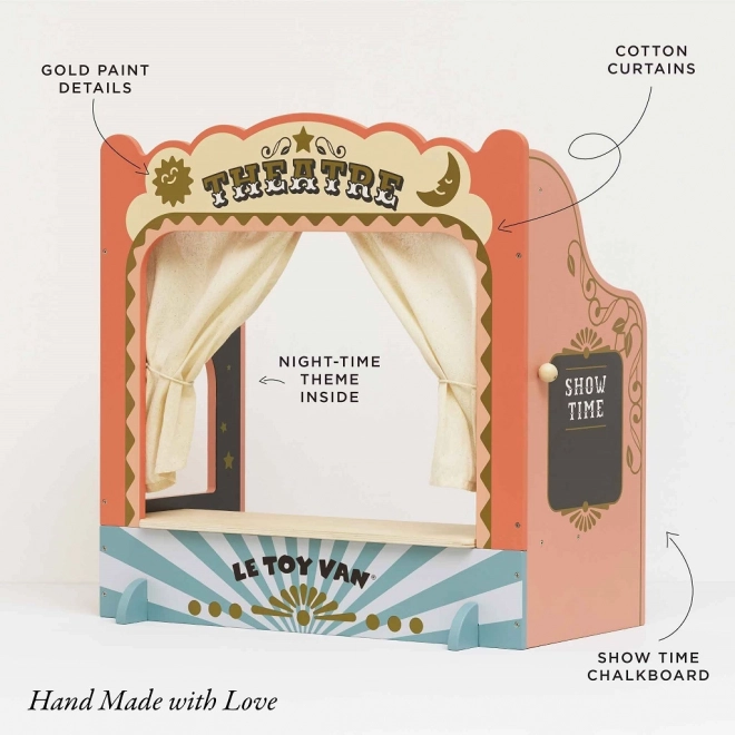 Houten poppentheater Le Toy Van