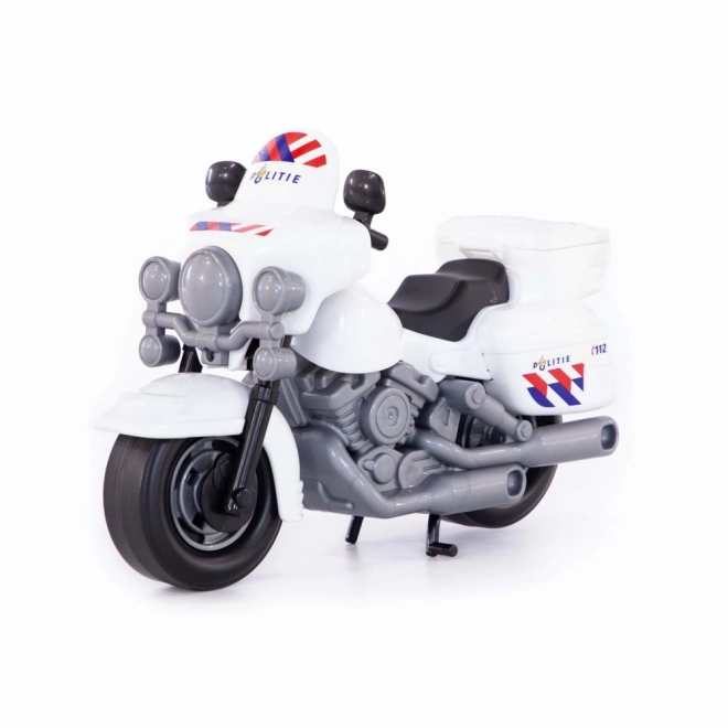 Politie motorfiets voor peuters Polesie Wit 71682