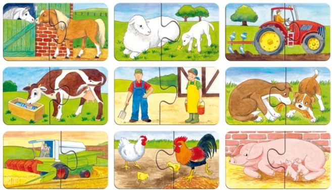 Leuke boerderij: dieren en machines