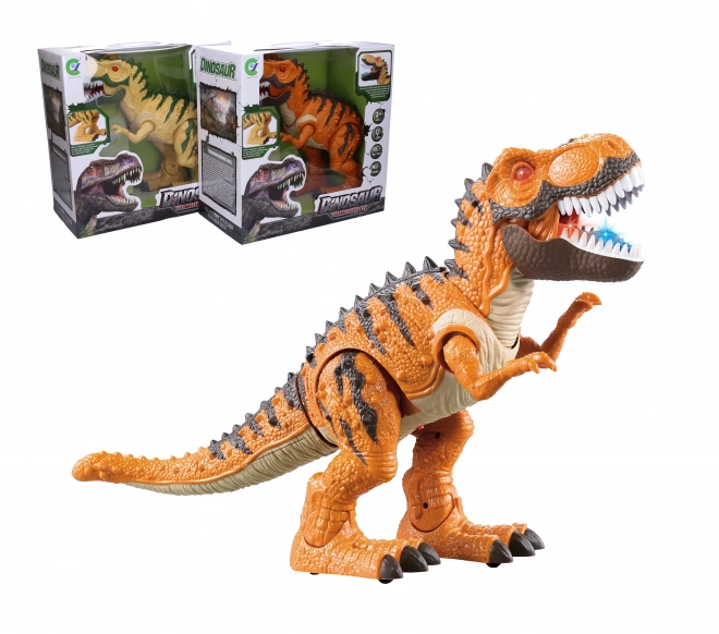 Lopende dinosaurus met effecten 50 cm