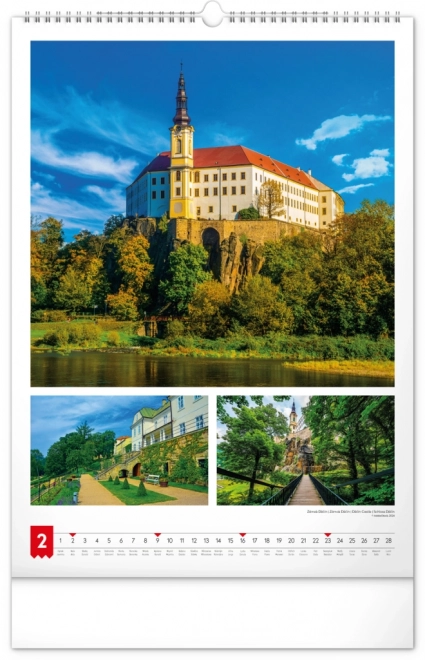 Wandkalender Mijn vaderland 2025, 33 × 46 cm