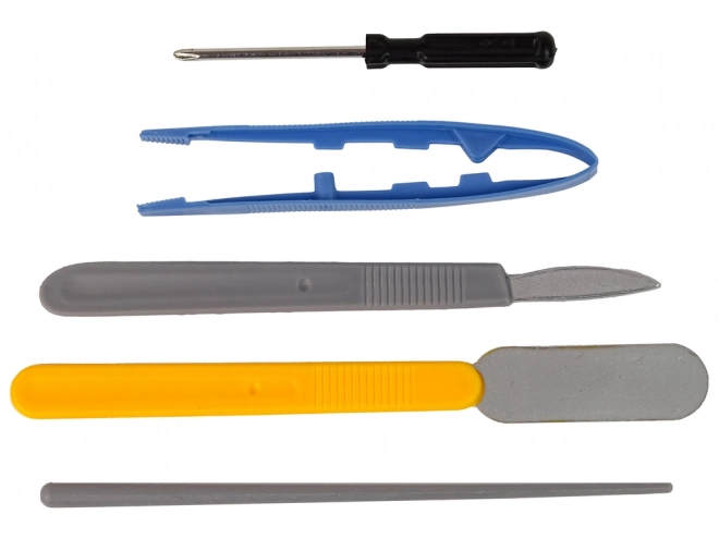 Kinder educatieve microscoop geel
