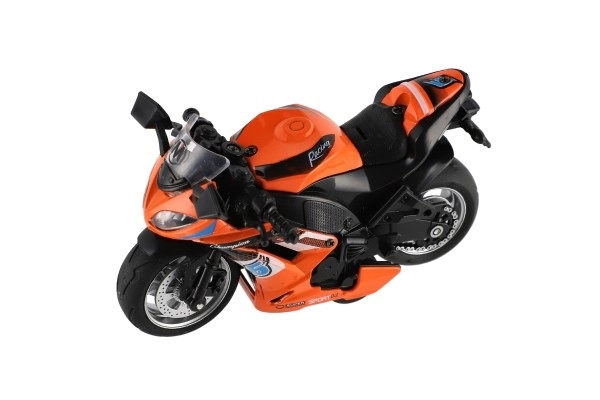 Racemotor met terugtrek-functie met licht en geluid